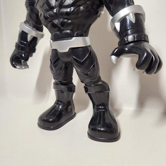 10" BLACK PANTHER Marvel Super Hero Mega Mighties 2018 action Figure Three point - Picture 9 of 14